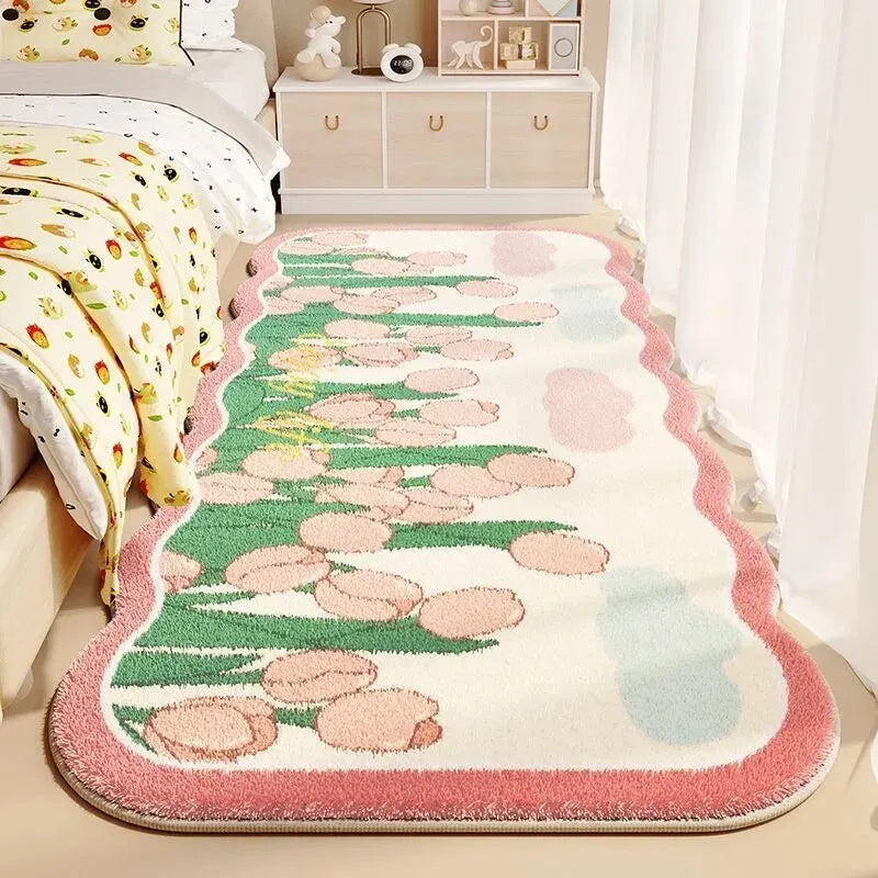 Floral Cashmere Dirt Resistant Rug