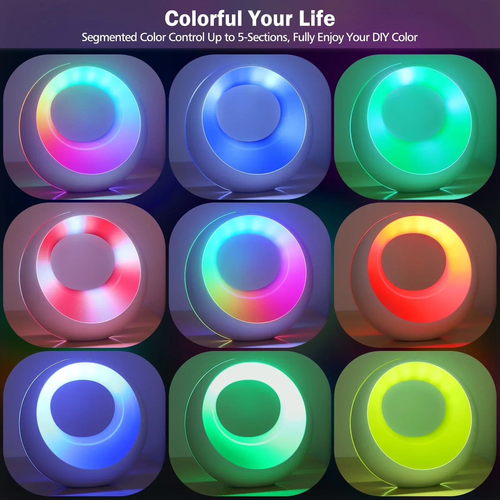 Touch-Control RGB Bedside Light