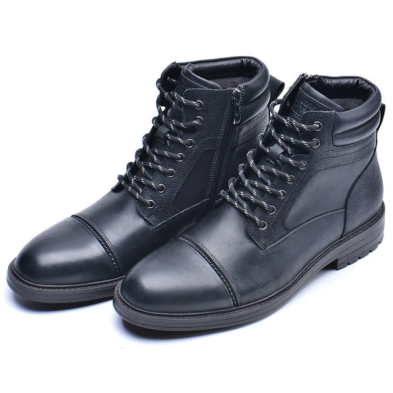 Fernando: Genuine Leather Men Boots for Autumn and Winter