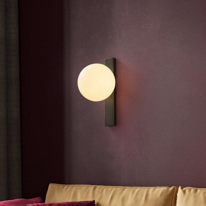 TML Darime - Simple Copper Estiluz Circ LED Wall Sconce