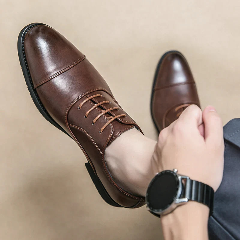 Neue luxuriöse Business-Lederschuhe für Herren – bequem, stilvoll und elegant