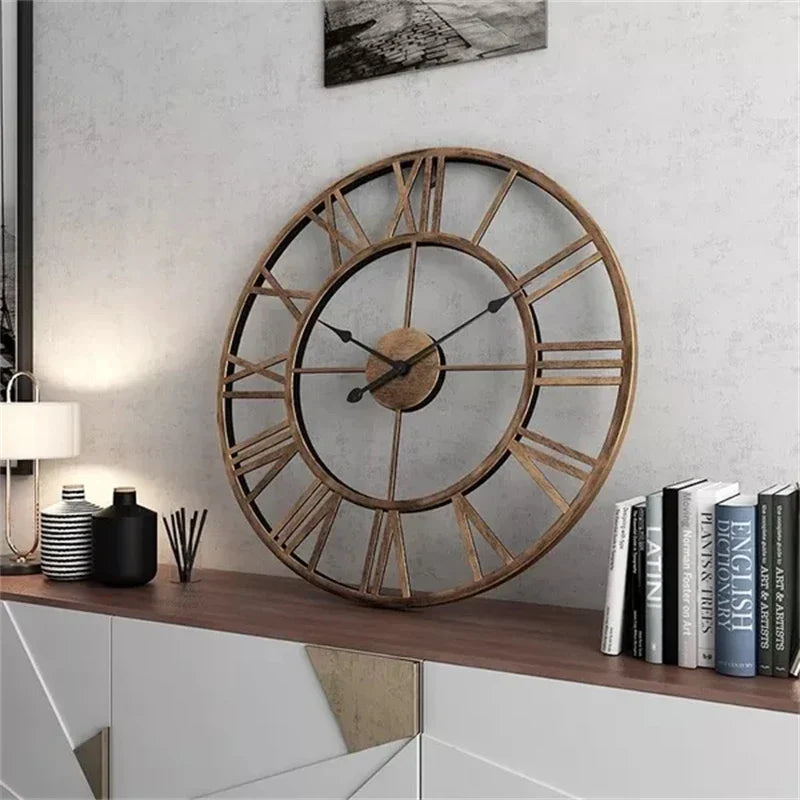 Roman Numeral Retro Wall Clock