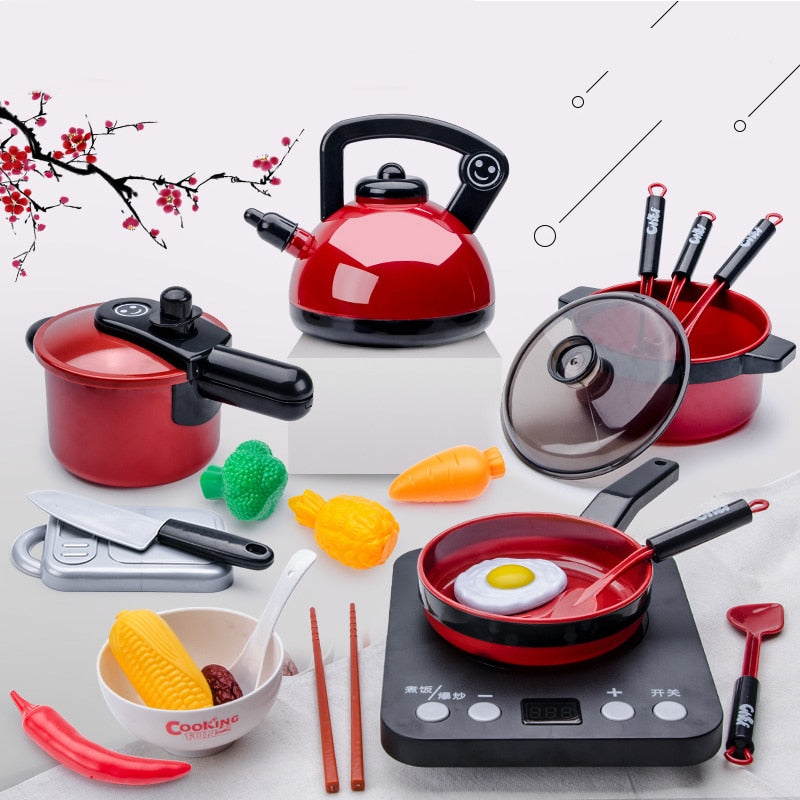 Ensemble de jouets de cuisine pour enfants - 11 pièces