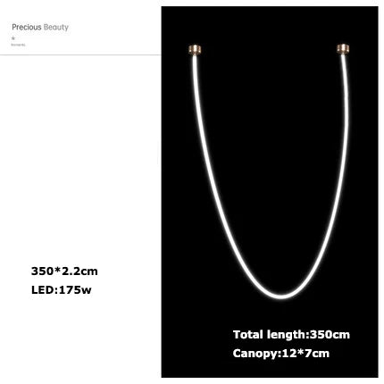 Udon - LED stmívatelné postmoderní zlaté chromové stropní lampy