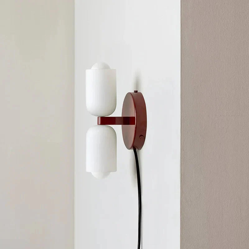 Creamy Glow Matt White Wall Lamp