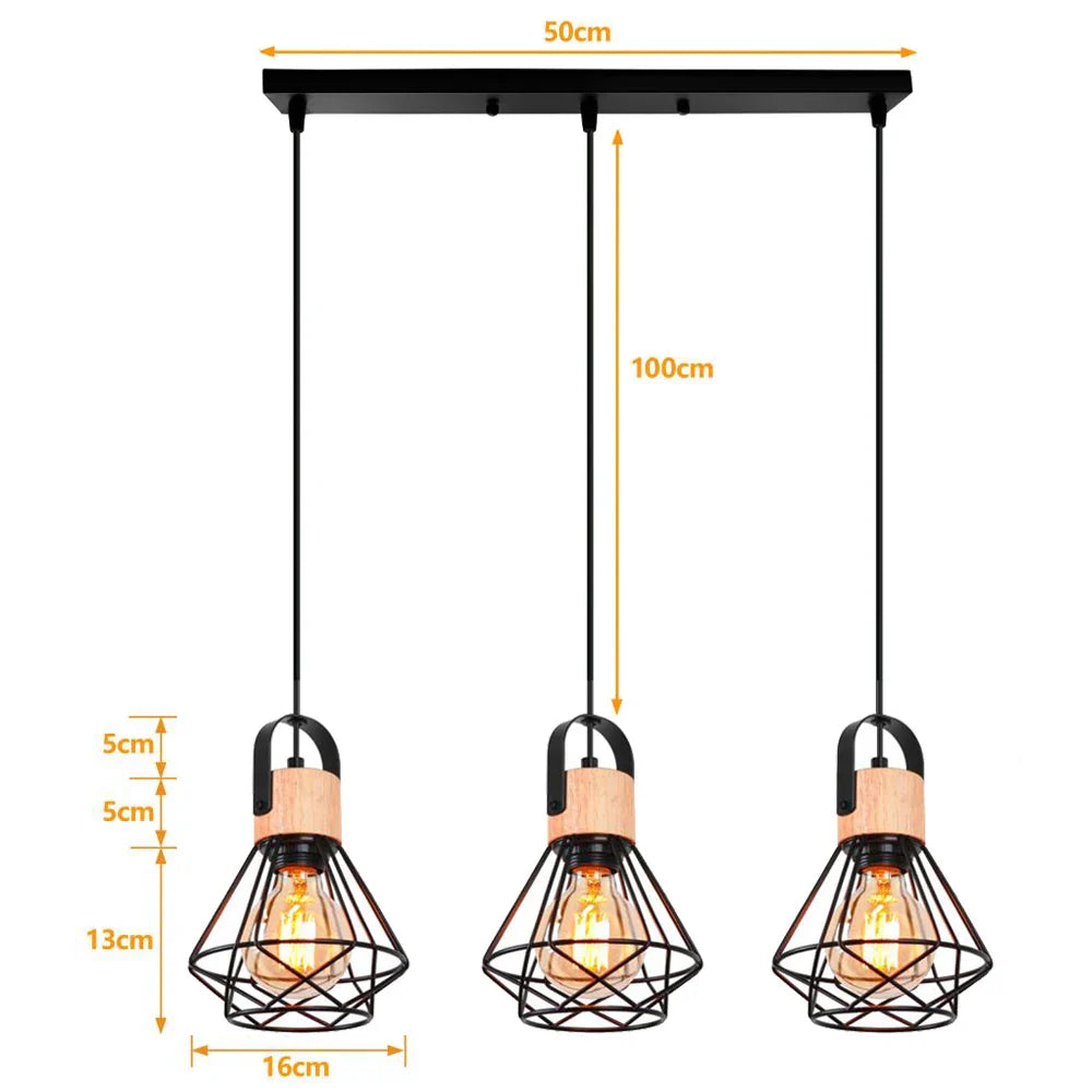 Luci in Legno Vintage Nordiche