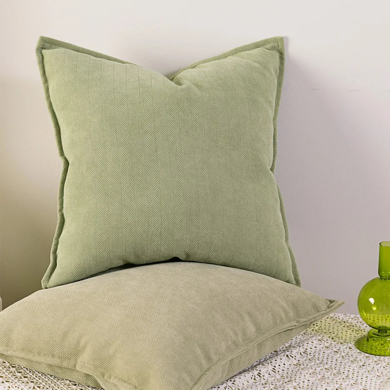 ChenilleCozy - Plain Cushion Cover for Home and Bedroom Decor