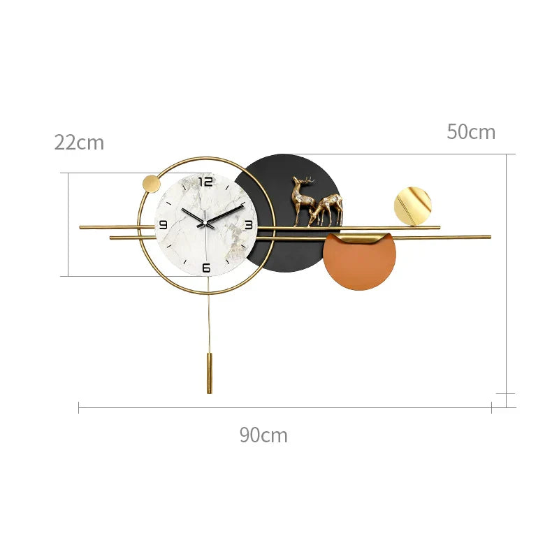 Horloge murale design nordique