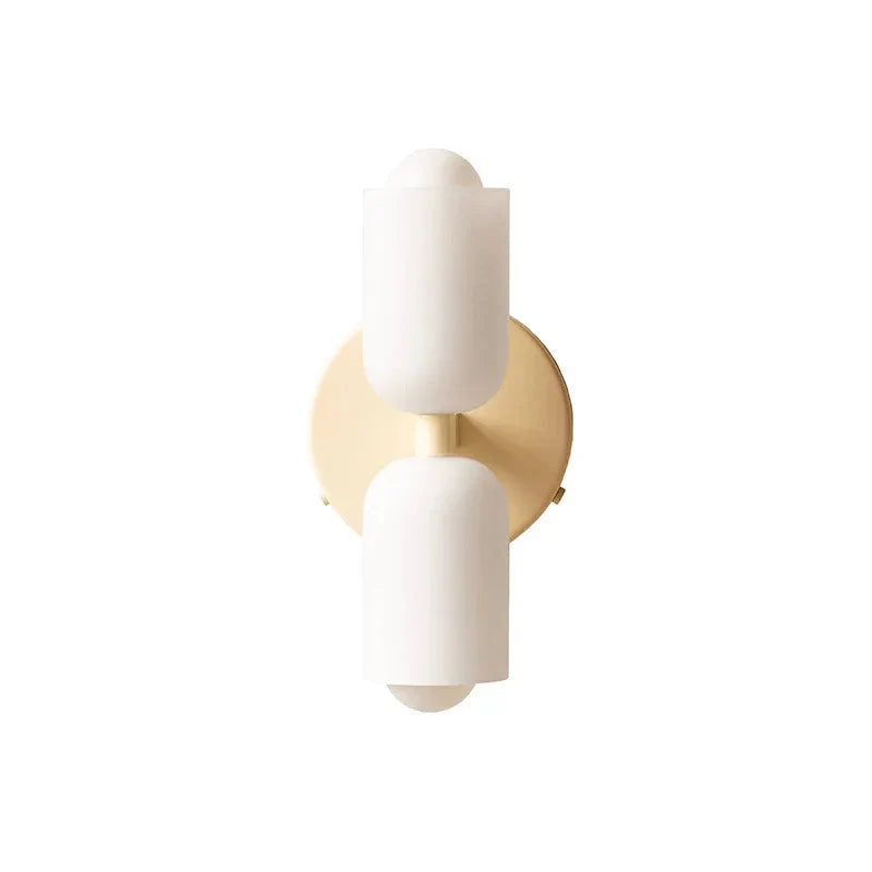 Creamy Glow Matt White Wall Lamp