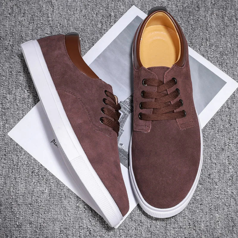 Genuine Suede Leather Sneaker