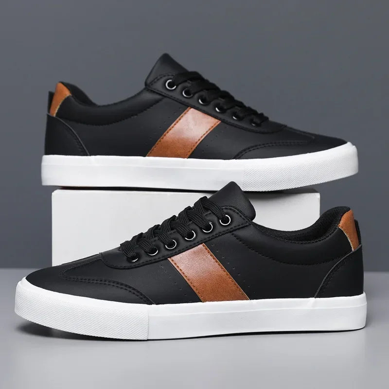 Street Style Läder Sneakers