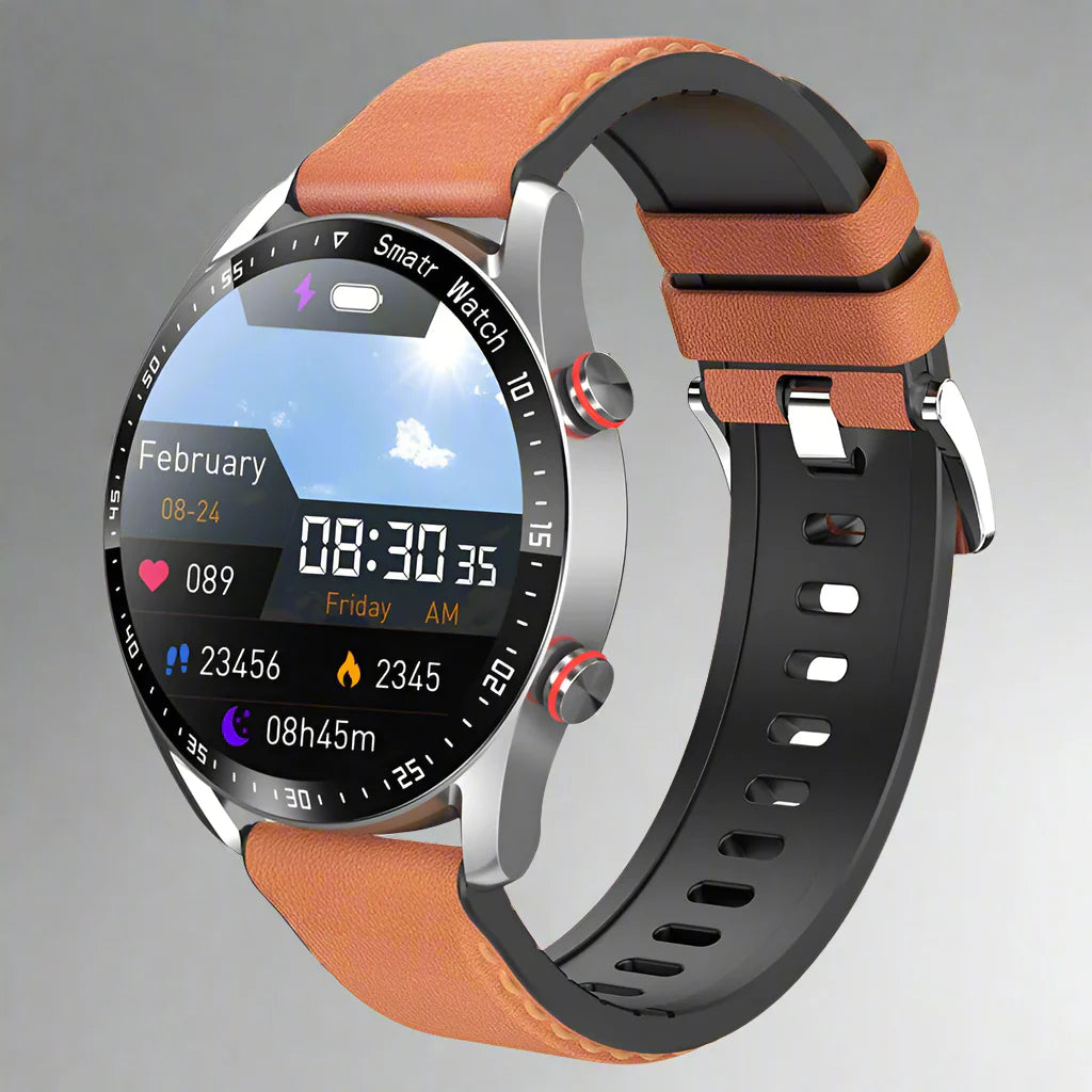 Apollo Pro Smartwatch – Bluetooth-samtal, EKG+PPG Health Tracker, Fitness & Sports Companion