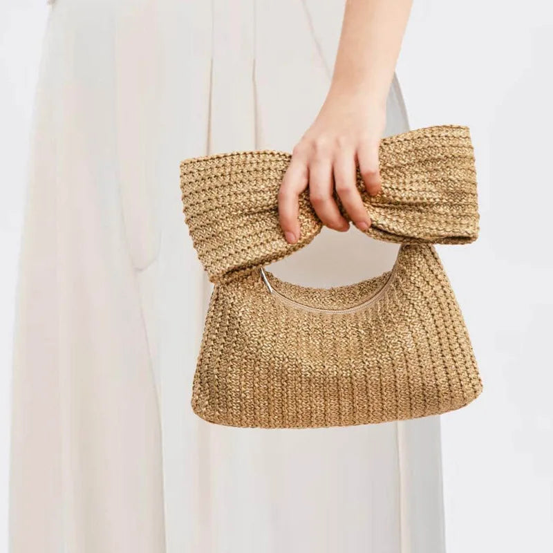 Sac à poignée en forme de nœud artisanal