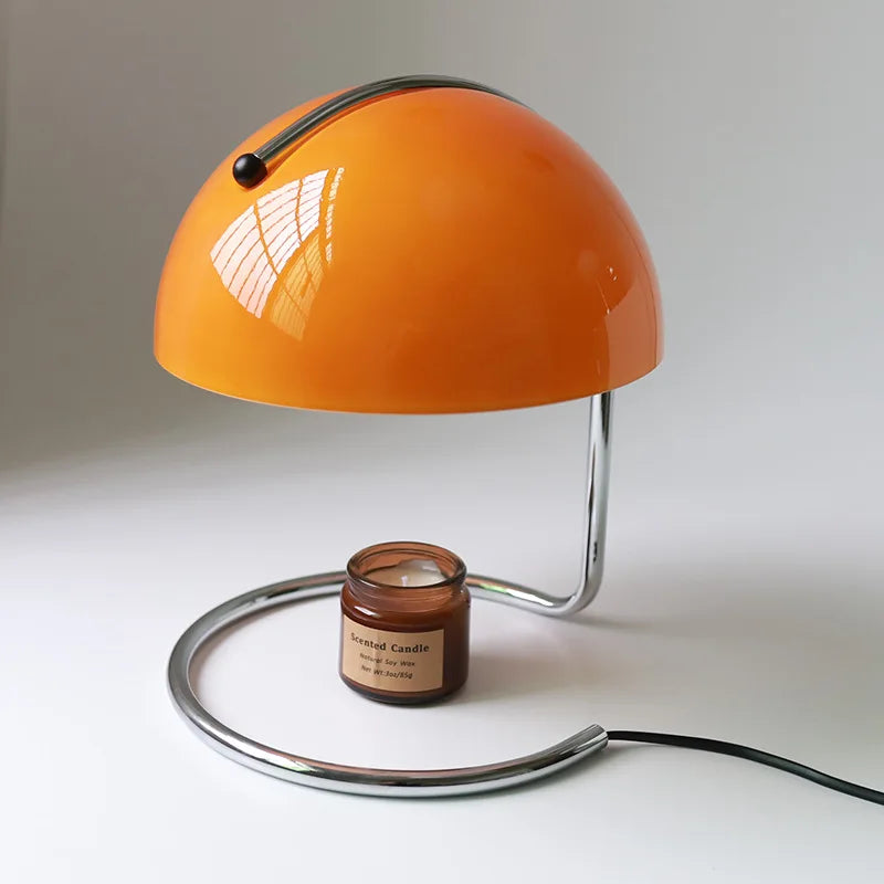 Lampada scaldacandele a fungo in stile Bauhaus