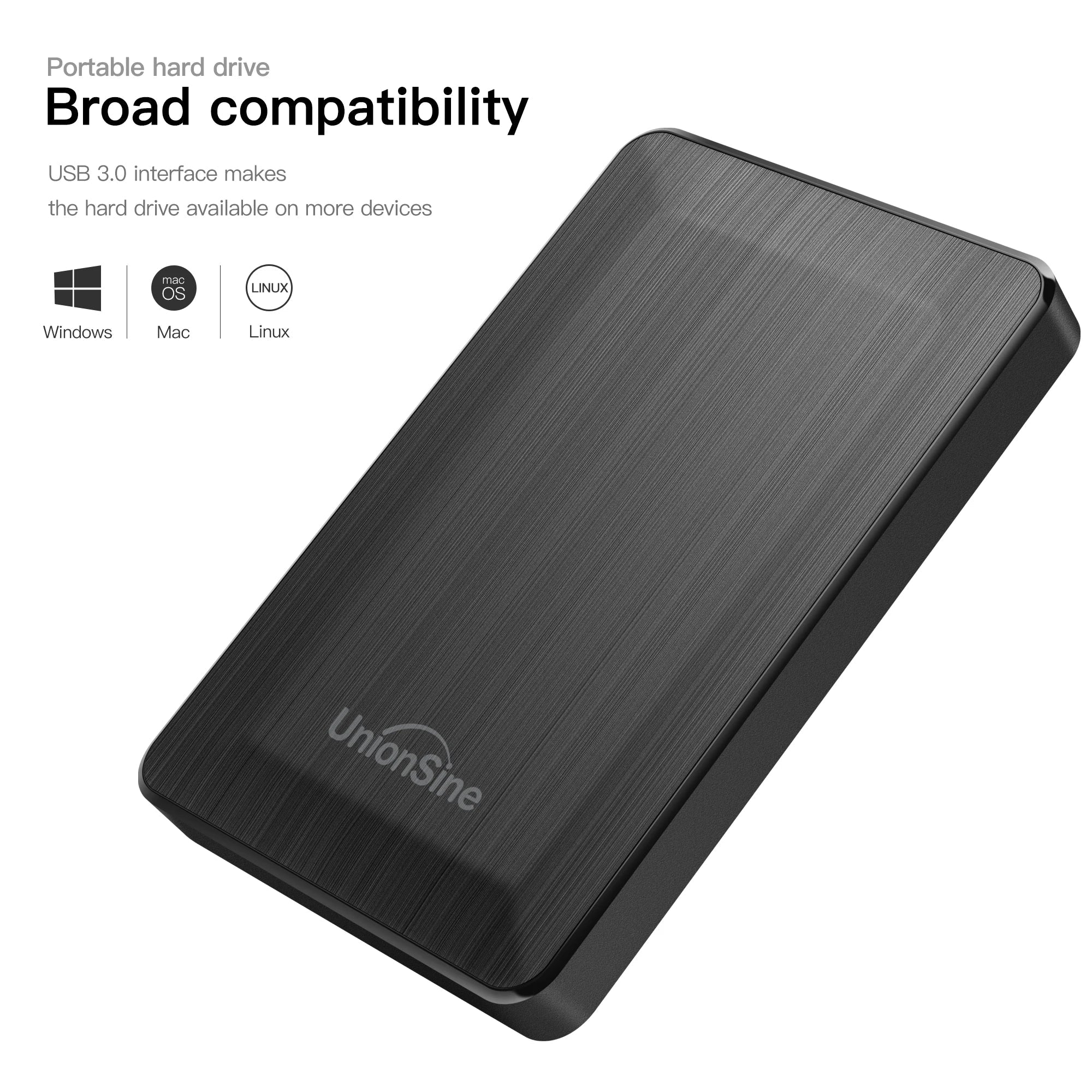 2.5" Portable External Hard Drive 250GB, 320GB, 500GB, 1TB, 2TB | USB 3.0 Storage for PC, Mac, MacBook, Desktop