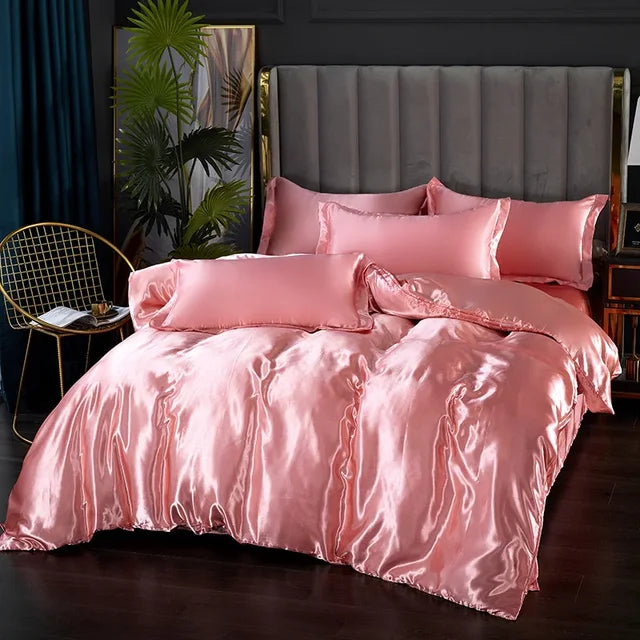 DreamSatin - Completo letto in raso di lusso