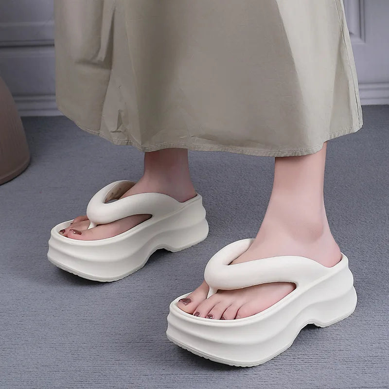 Cómodas chanclas antideslizantes | Sandalias/pantuflas de suela gruesa EVA 2024