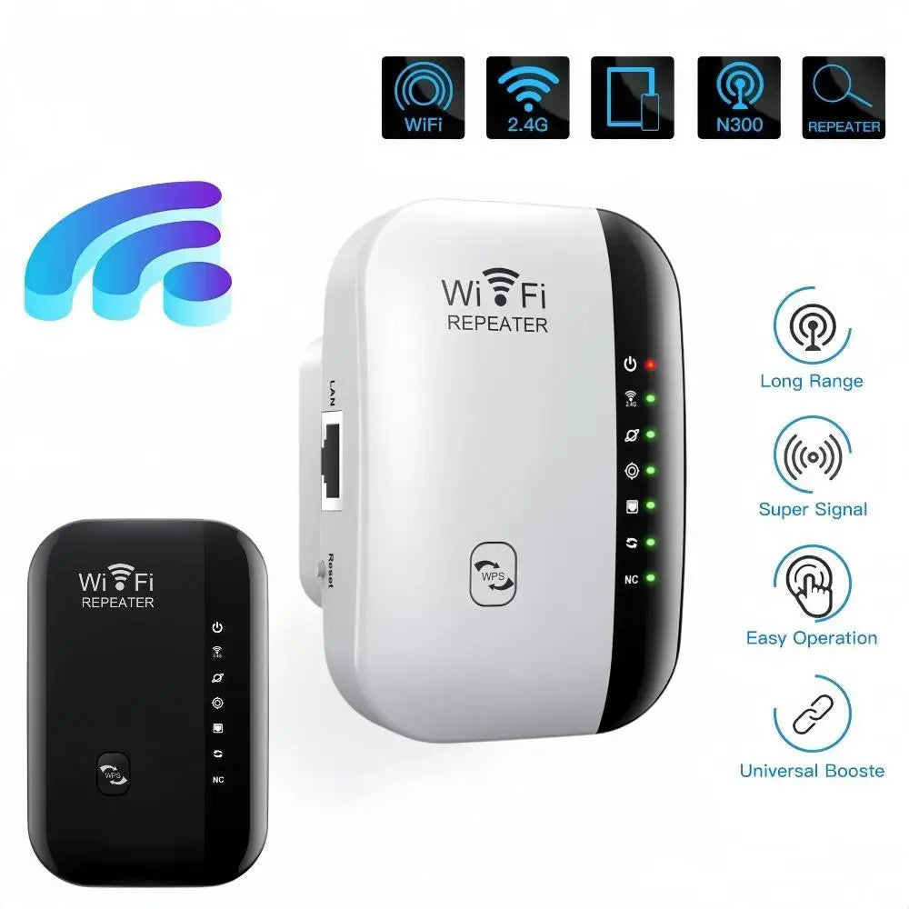 WiFi Repeater™ - מגבר אותות אלחוטי 300Mbps