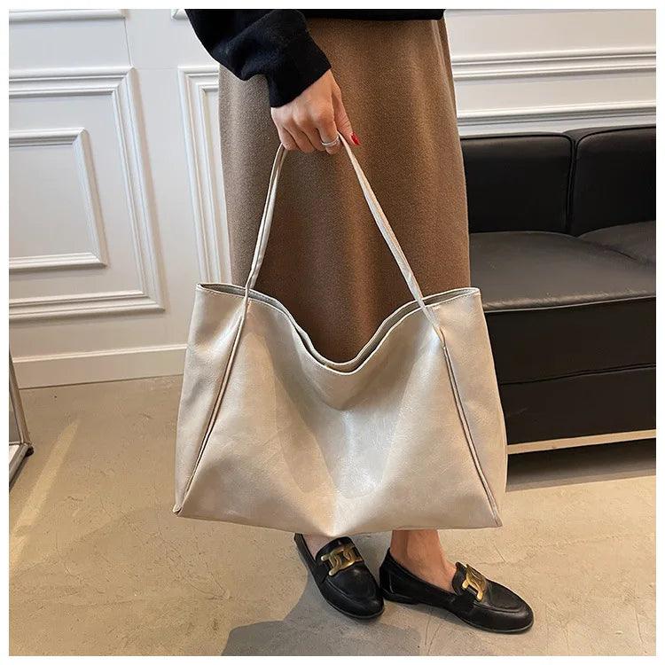 Samsara Soft PU Leather Tote Bag - Vrimlo