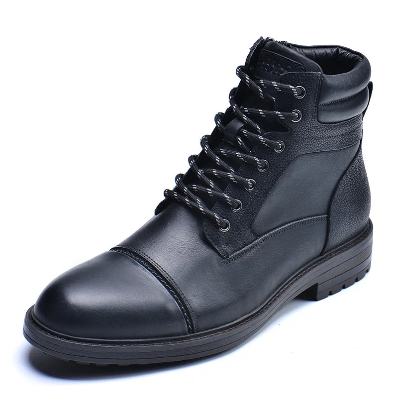 Fernando: Genuine Leather Men Boots for Autumn and Winter