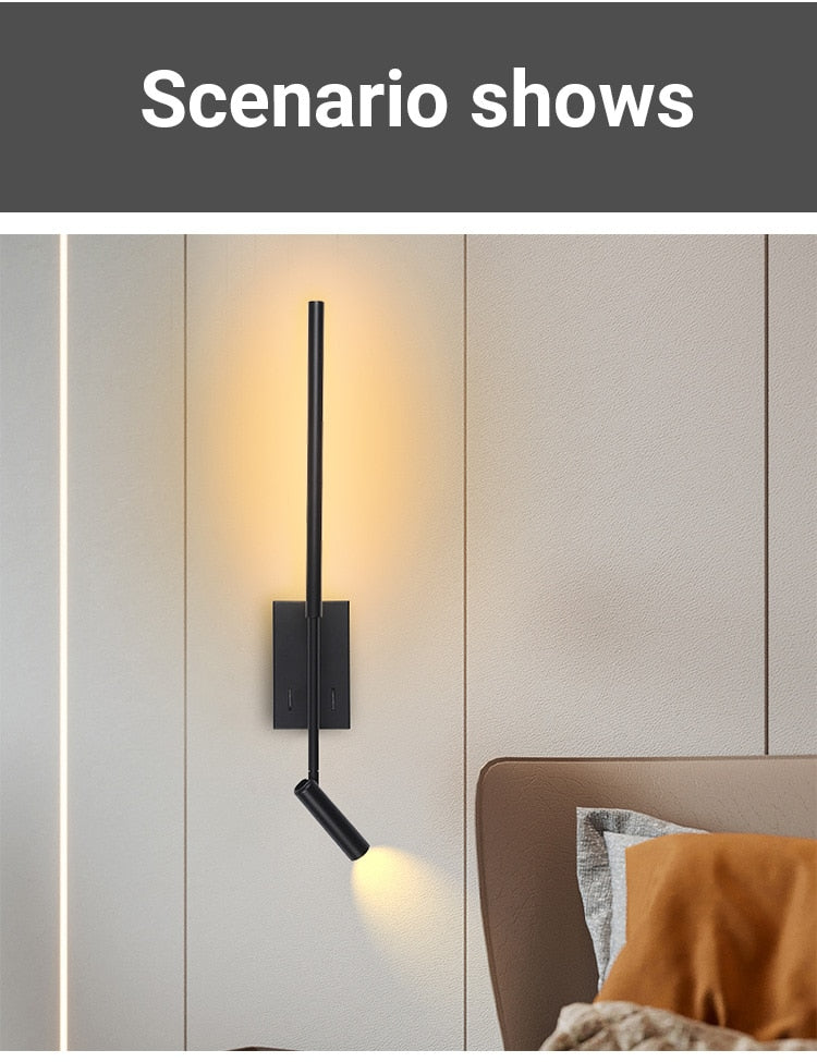 ZERN Minlast - Lámpara de pared LED moderna