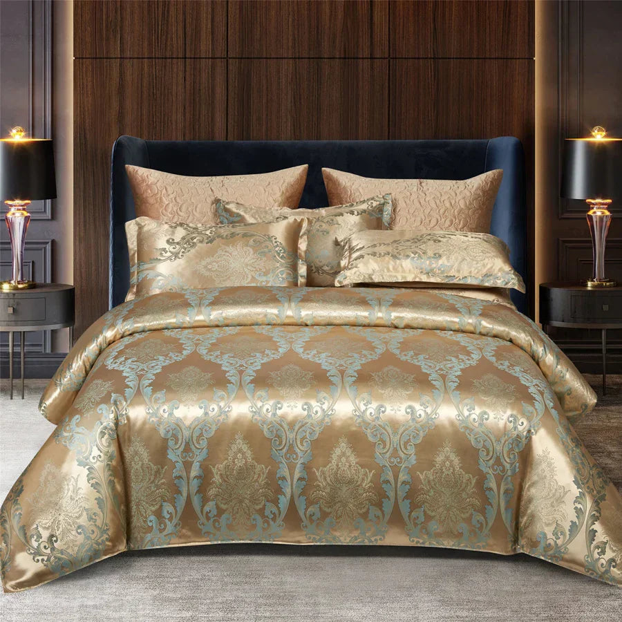 SatinPrestige - Comfortable Jacquard Duvet Cover