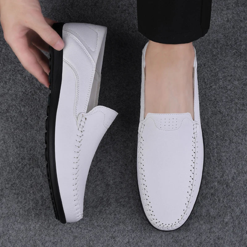 Pennybrook leren loafers