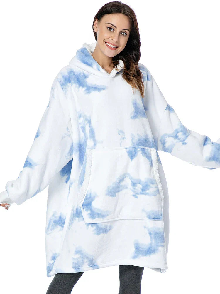 FleeceWrap - Maglione polare con cappuccio