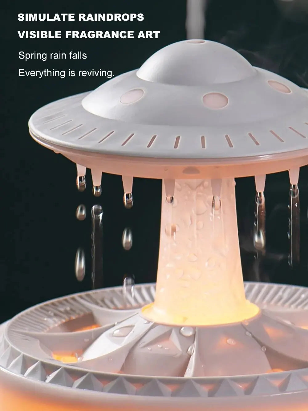 UFO Mia Air Humidifier – Misty Raindrop Aromatherapy Experience