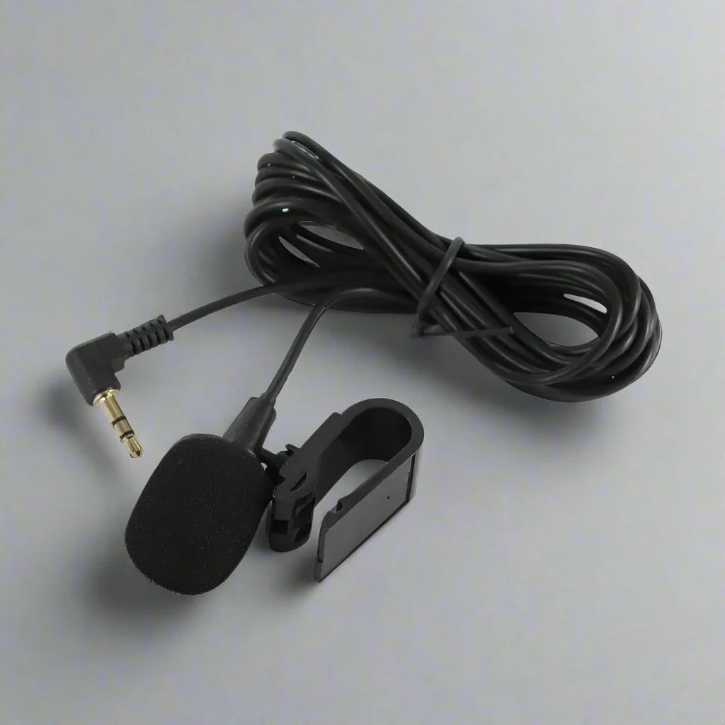 Mini microfono audio per auto MaxSound – Microfono lavalier cablato da 3,5 mm