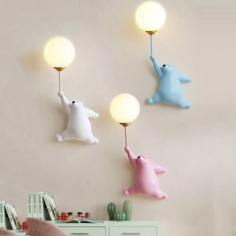 Polar Bear Wall Lamp