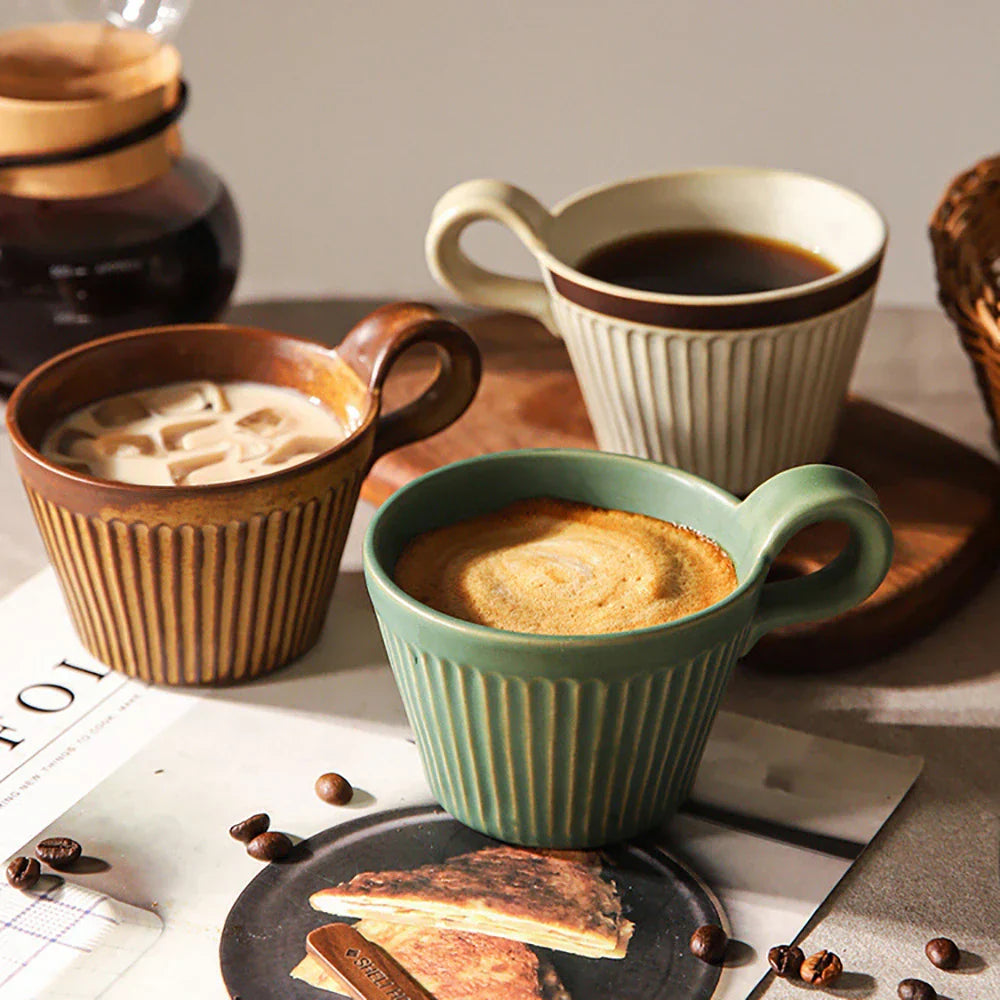 Rustic Ridge Ceramic Mugs