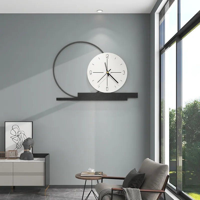 Horloge murale nordique de luxe