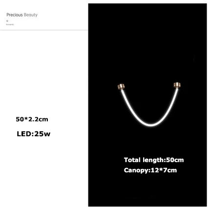 Udon - LED stmívatelné postmoderní zlaté chromové stropní lampy