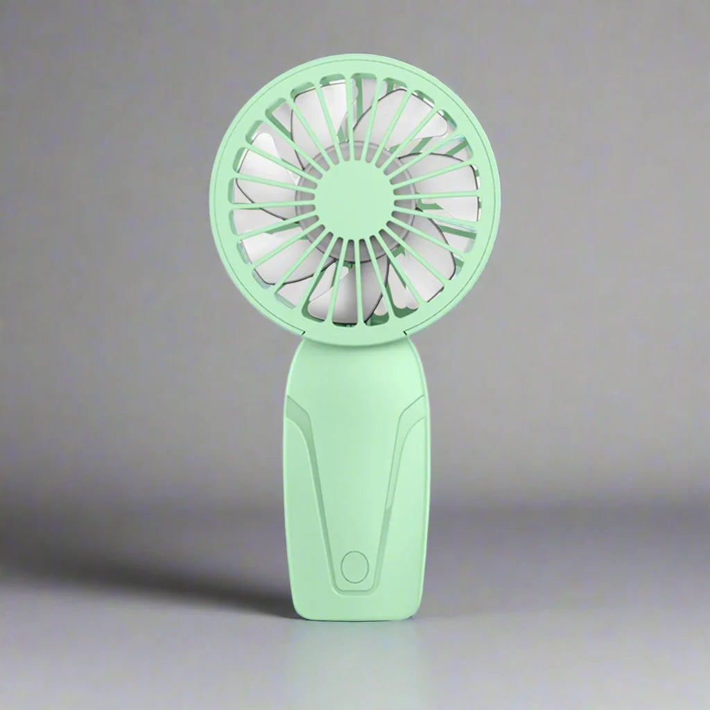 Sara Portable Mini Fan - USB Rechargeable, Lightweight & Cute for On-The-Go Cooling