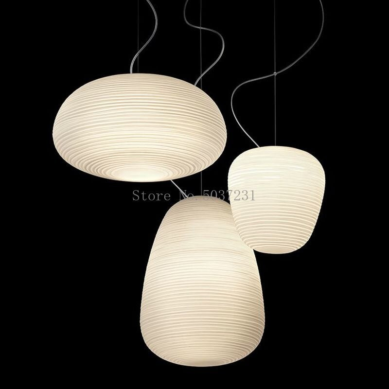 Modern Milky Glass Pendant Lamp - Elegant Lighting for Your Interior