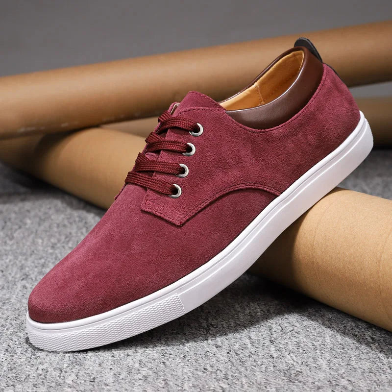 Genuine Suede Leather Sneaker