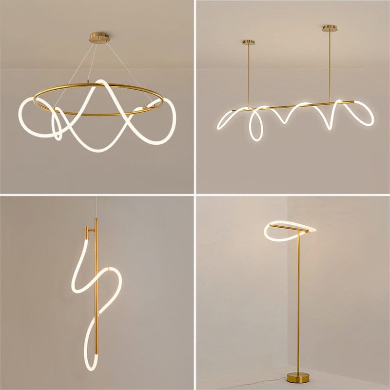 Soran Swirl Lamp Collection