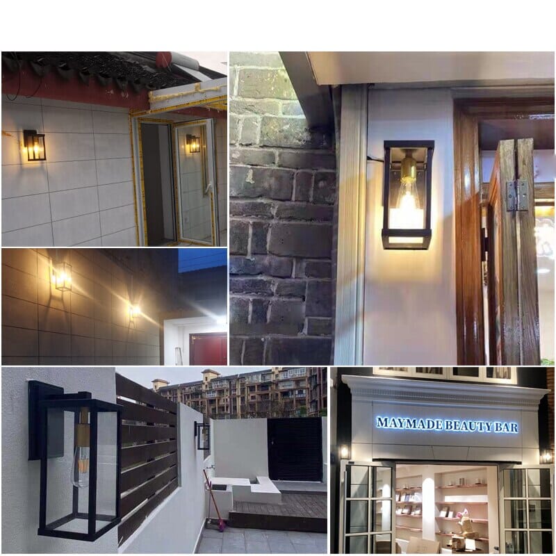 Zahid Bulb Outdoor Wall Lamps