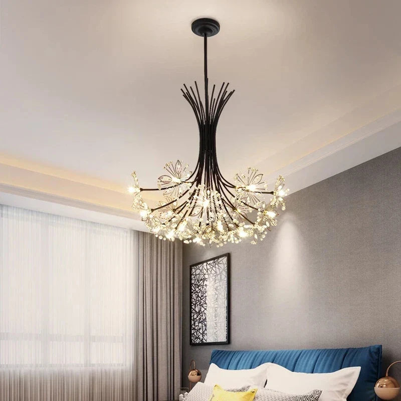 Cosmic Florals Crystal Chandelier