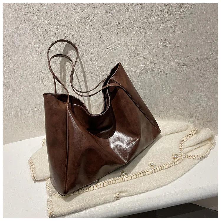 Samsara Soft PU Leather Tote Bag - Vrimlo