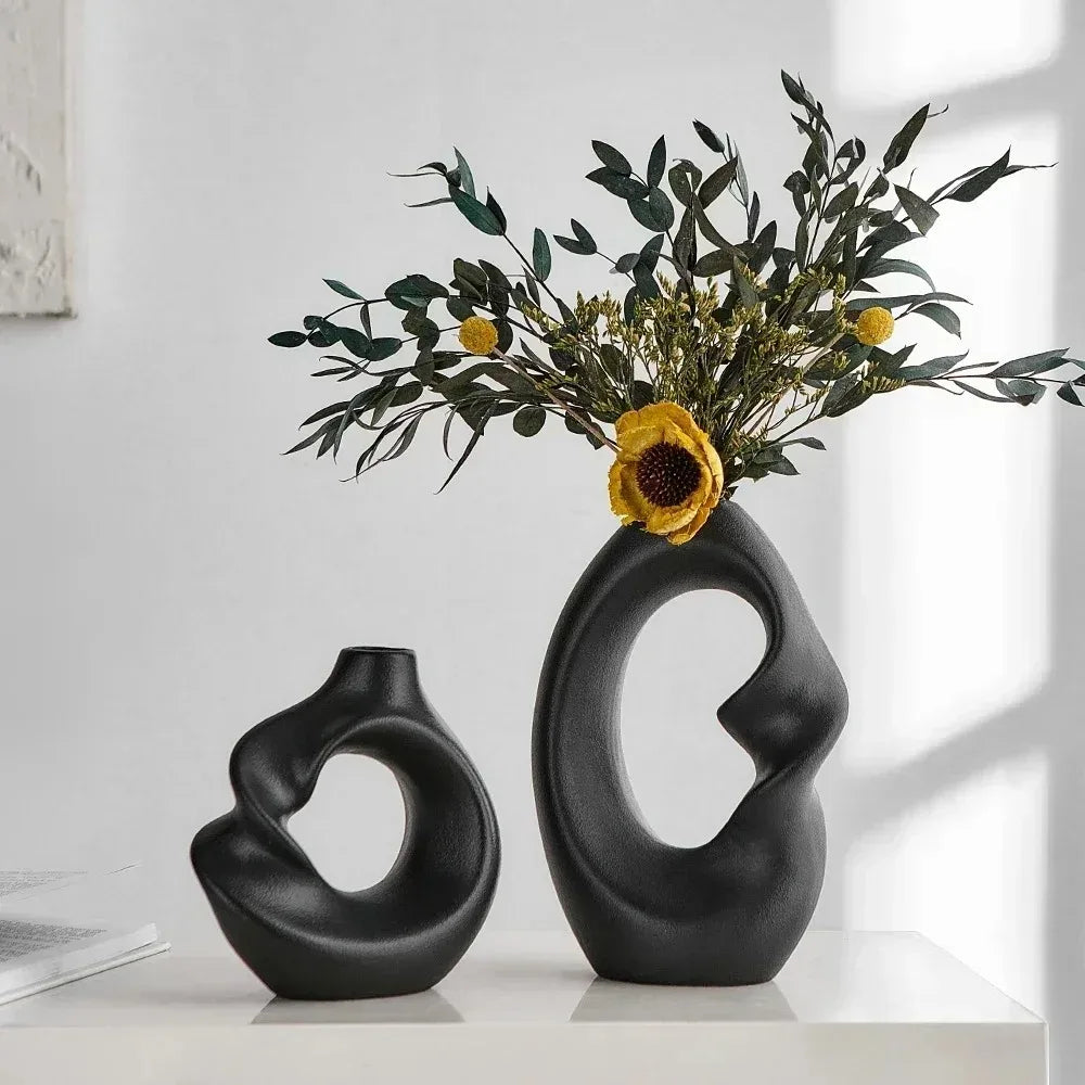 Creative Curved Decorative Vase