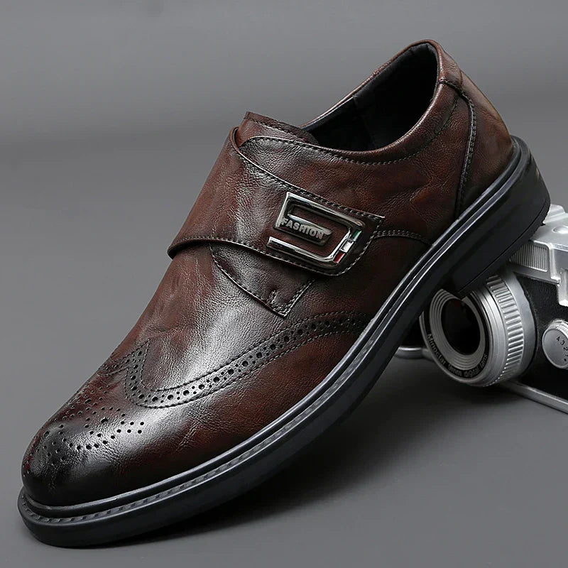 Sapatos de couro de negócios TitanCraft para homens