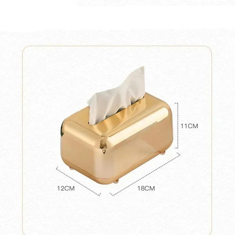 Amandi Luxury Gold & Silver Tissue -pidike – tyylikäs, kestävä organisointiväline nykyaikaisiin tiloihin