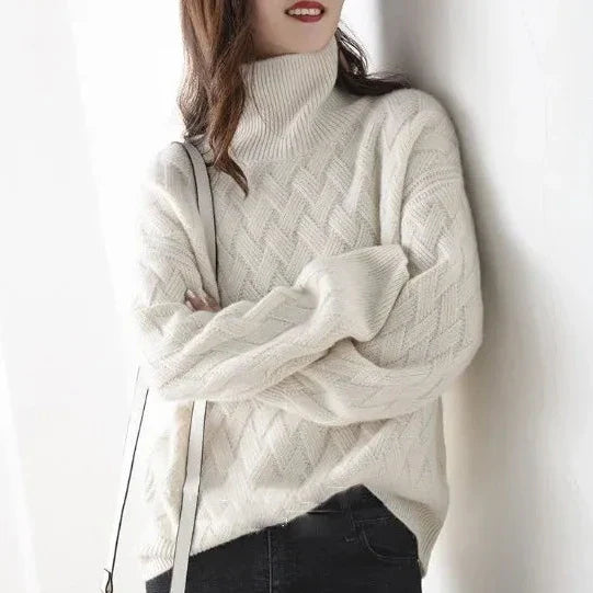 Camila Cashmere Turtleneck Tröja