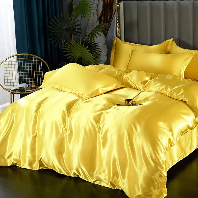 Silk Satin Bedding Set