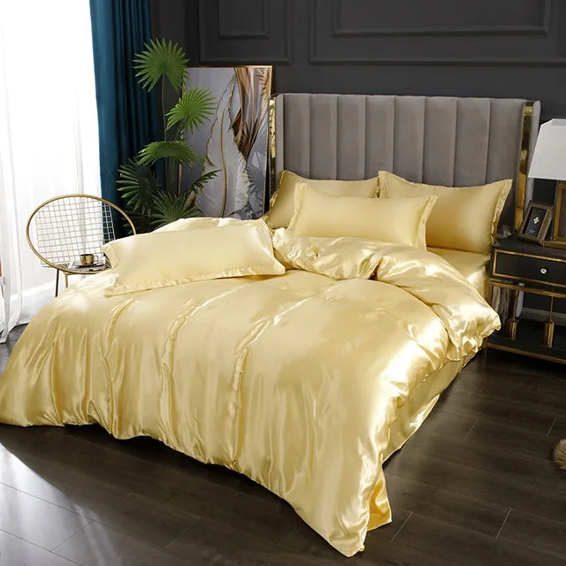 Silk Satin Bedding Set