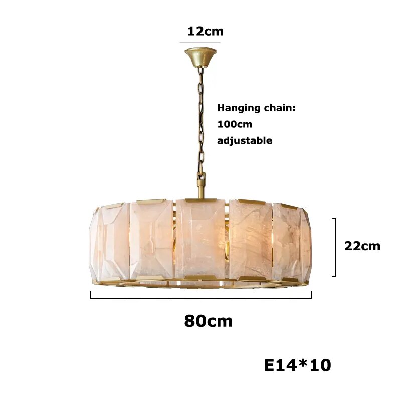 Retro Amerikaanse E14 LED dimbare kroonluchter hanglampen