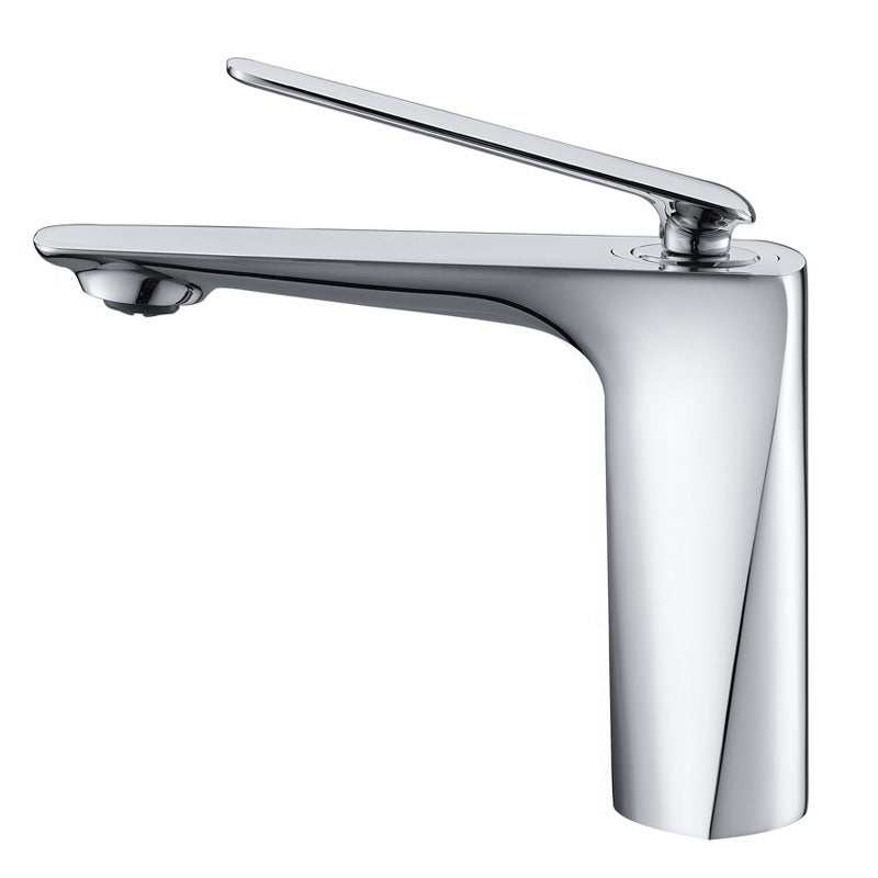 Single Hole Single Handle Brass Vessel Bathroom Sink Faucet