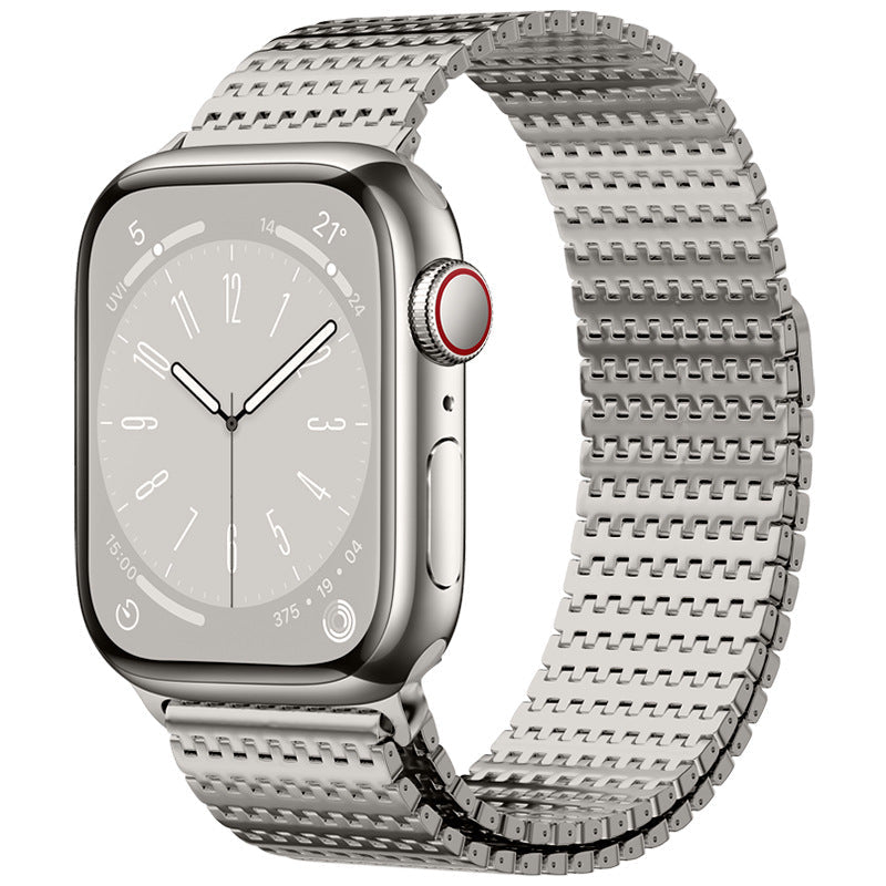 Bande magnétique Domino en acier inoxydable pour Apple Watch